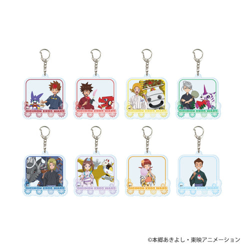 『デジモンクロスウォーズ』アクリルキーホルダー01/コンプリートセット(全8種)(描き下ろしイラスト)